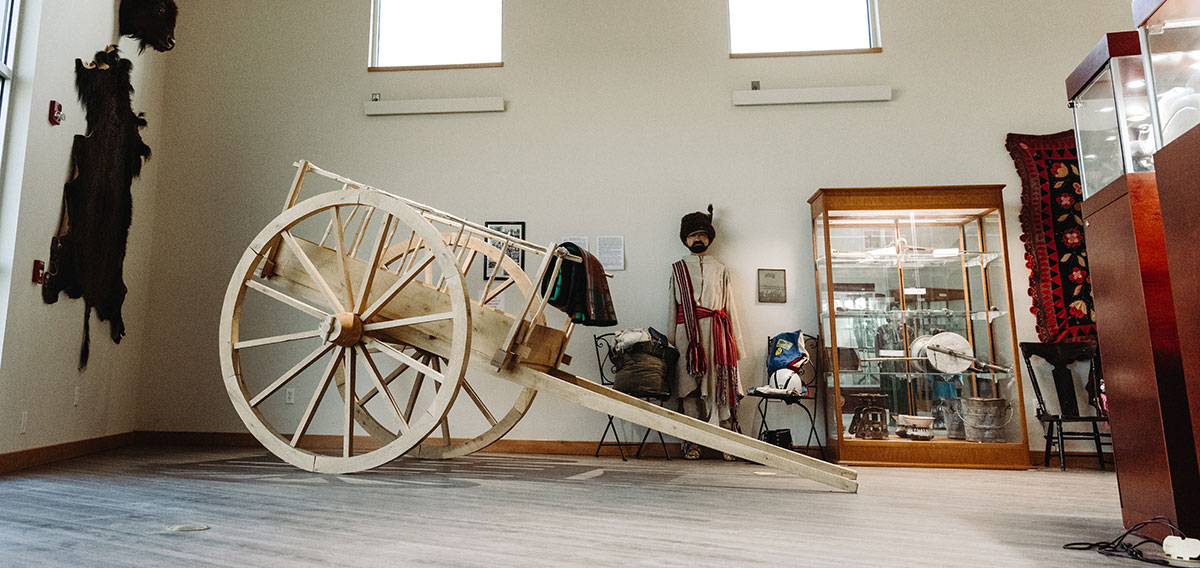 The Red River Cart was important to the Turtle Mountain Band of Chippewa and the Metis during the fur trade era