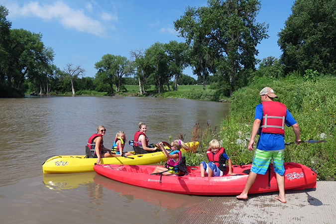 Canoeing on the Red River