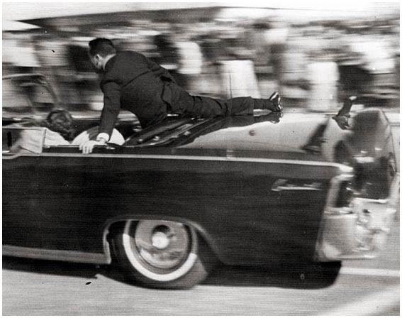 Clint Hill on JFK limo