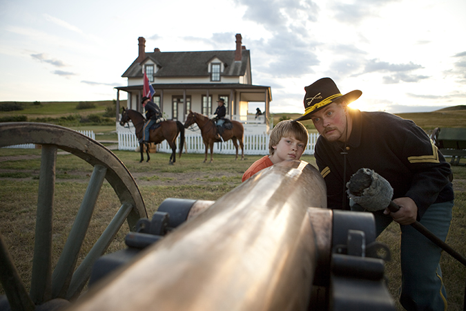 Custer house at Fort Abraham Lincoln State Park