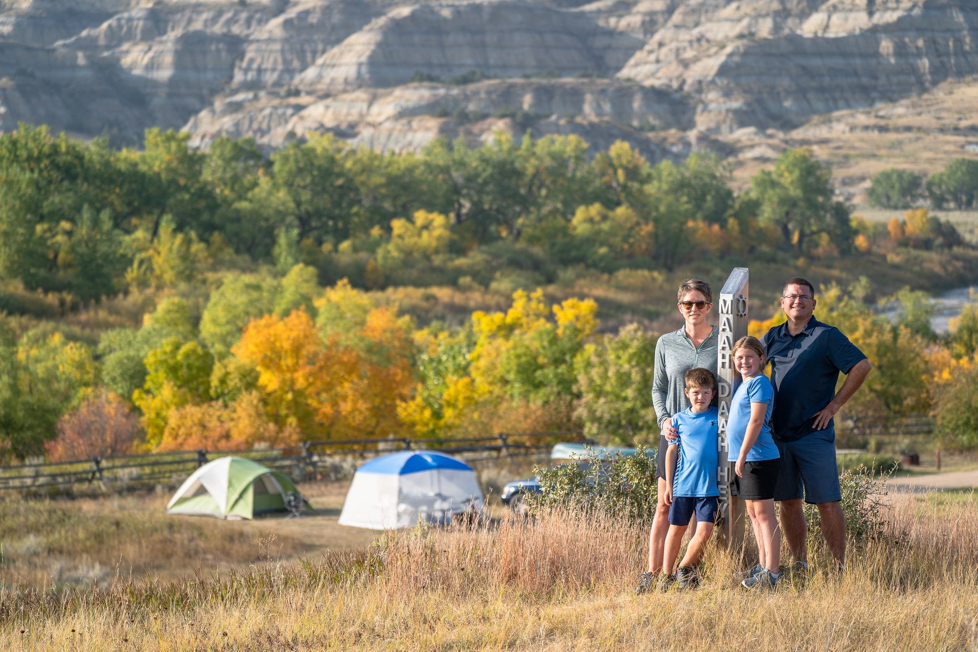 Badlands camping