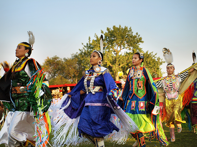 Dancers at United Tribes International Powwow