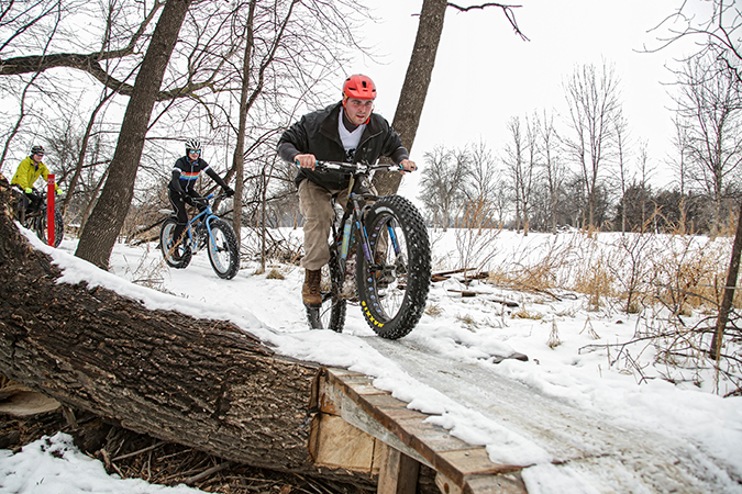 Fat tire biking