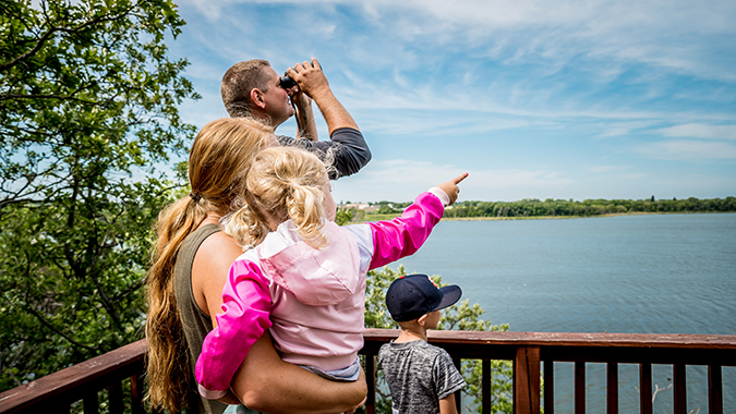 Wildlife refuge in Devils Lake