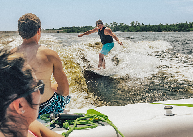 Jamestown Reservoir water fun