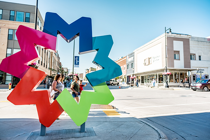 Minot downtown