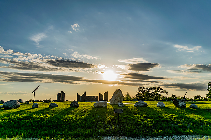 Mystical Horizons at sunset