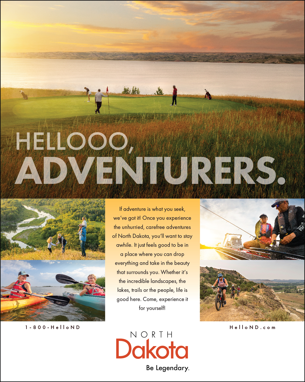 Advertising Campaign  Official North Dakota Travel & Tourism Guide