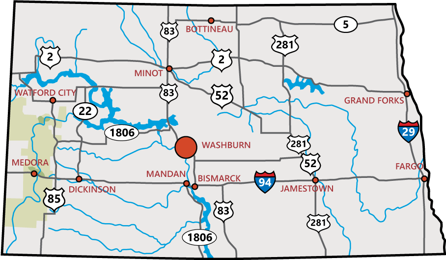 Washburn map