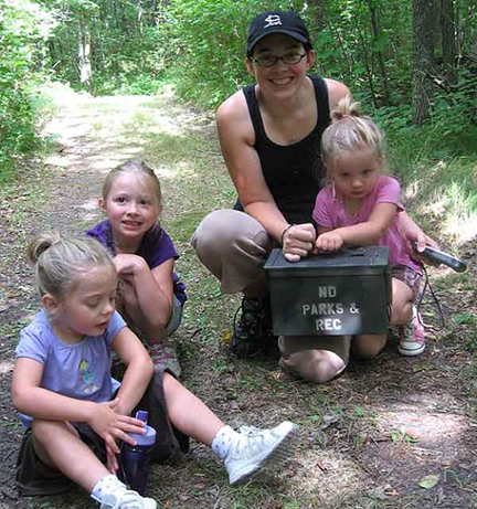 Geocaching in state park