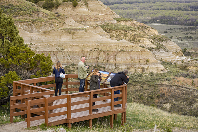 Theodore Roosevelt National Park overlook