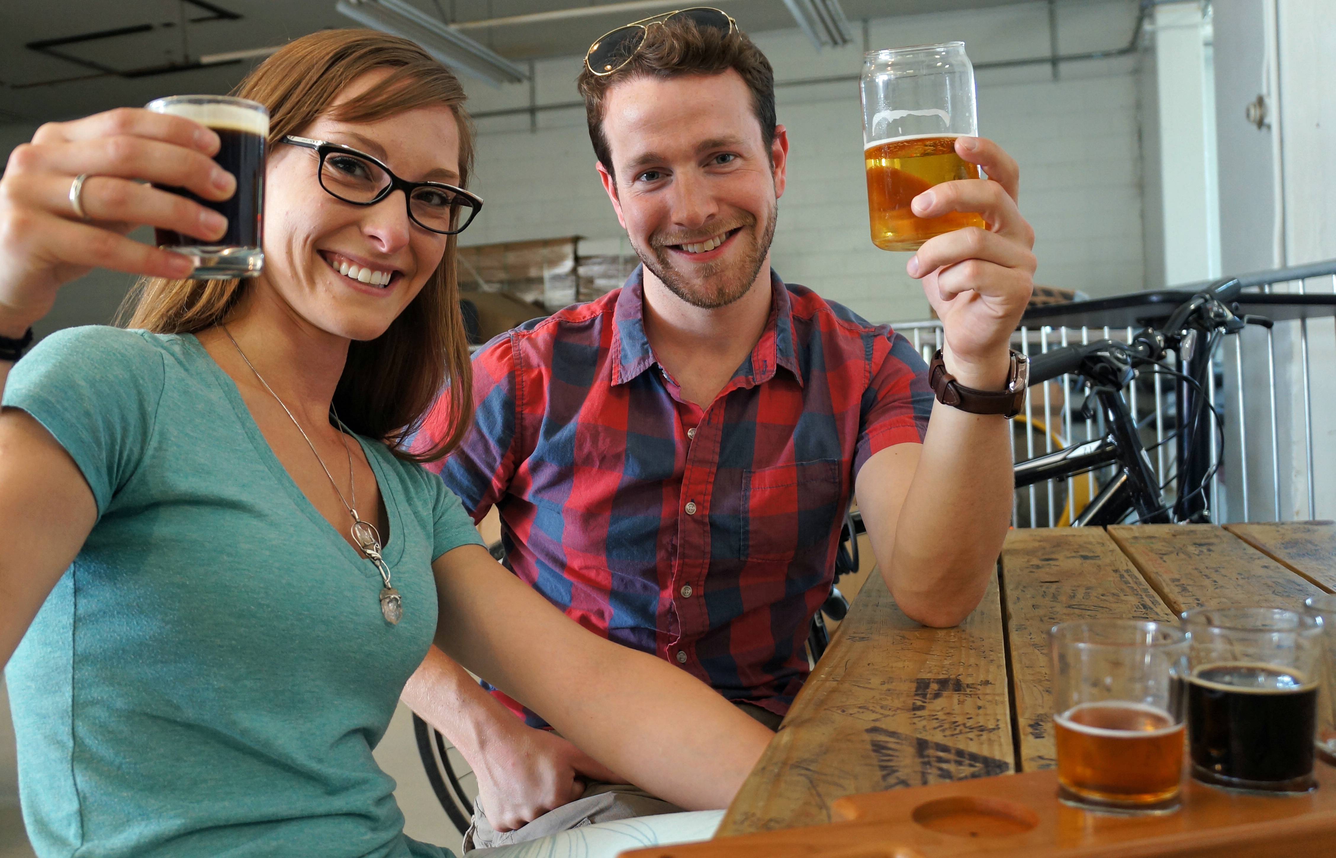 Fargo Brewing Company Couple With Bike.jpg