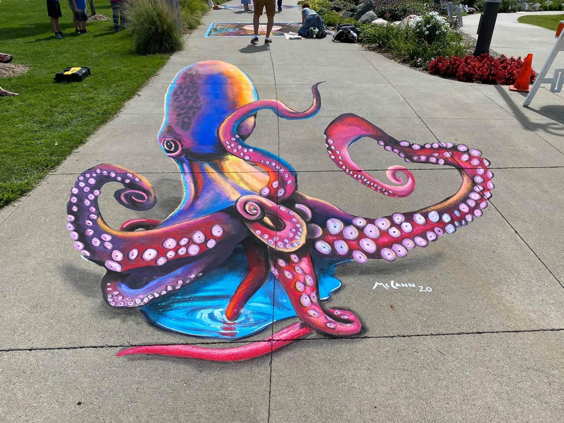 Chalkfest at the Downtown Arts Market Official North Dakota Travel