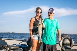 Fishing on Devils Lake