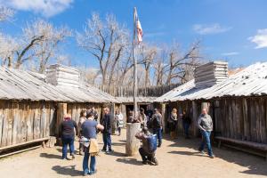 Touring Fort Mandan
