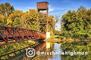 Fall foliage at Lindenwood Park in Fargo