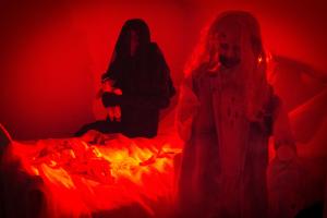 Scary people at the Haunted Fort