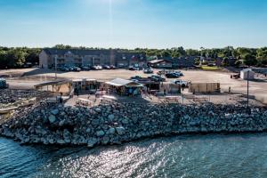 Overlooking Woodlands Resort on Devils Lake