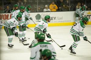 UND hockey players