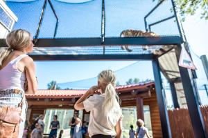 Updated catwalk at the Roosevelt Park Zoo in Minot