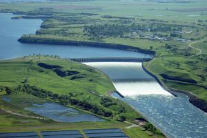 Spillway at the Garrison Dam