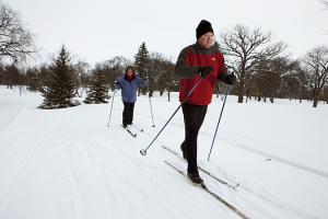 Cross country skiing in Grand Forks