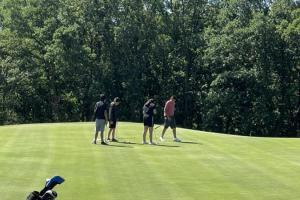 Golfing in Dunseith