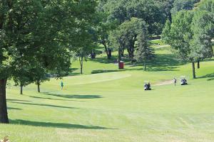 Golfing in Larimore