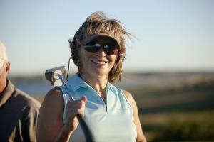Golfing in Mayville