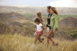 Hiking at Little Missouri State Park
