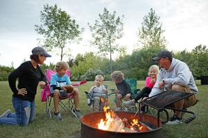 camping at Devils Lakes