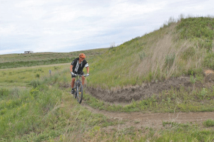 Biking at Harmon Lake