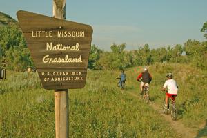 biking grasslands