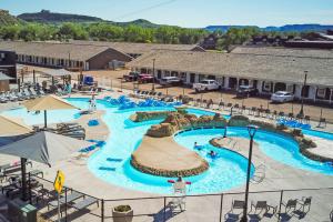 Lazy river and pool