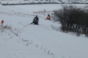 Snowmobiling