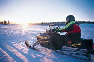 Snowmobiling