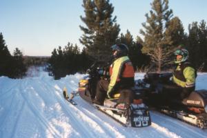 Snowmobiling