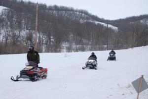 Snowmobiling