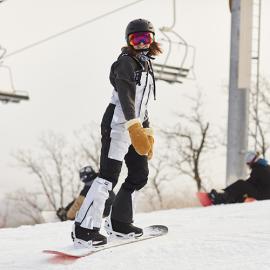 snowboarding