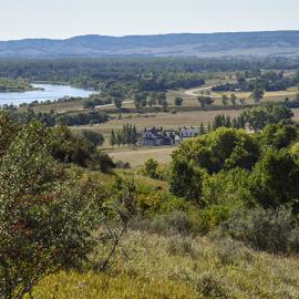 Overlooking the Custer House
