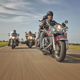 Riders in North Dakota