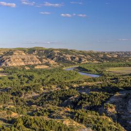 Little Missouri River through Teddy Roosevelt National Park