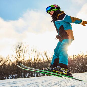 skiing