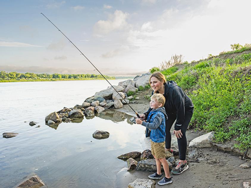 Shore fishing