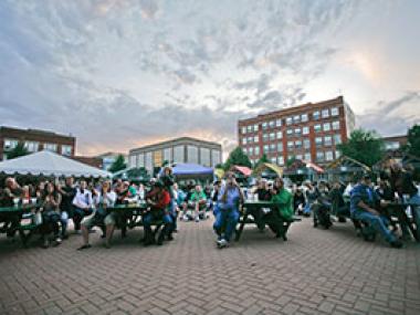 Town Square event in downtown Grand Forks