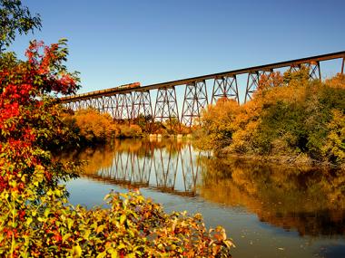 Valley City Hi-Line Train by Katherine Plessner