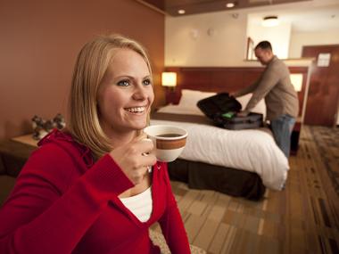 Hotel room stay