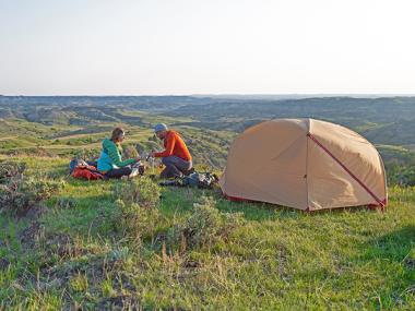 Camping in TRNP