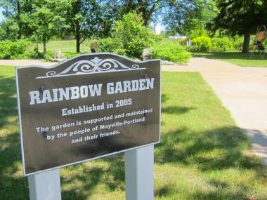 Historic Marker in Mayville in North Dakota