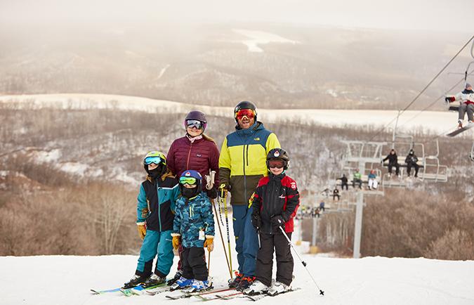 downhill skiing